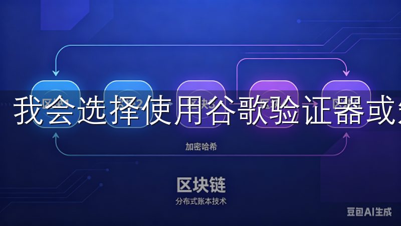 我会选择使用谷歌验证器或短信验证码作为我的2FA方法。
